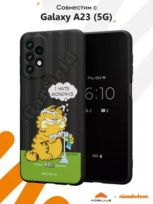 Мобилиус Чехол на Samsung A23 5G с принтом Гарфилд