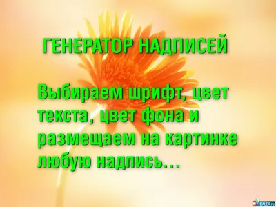 Преобразуем текст в картинку. Генератор надписей и водяных знаков (4.3.0.1)