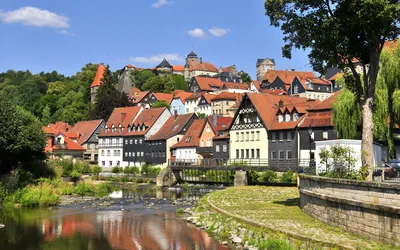 Обои для рабочего стола Бавария Германия Kronach Реки 1920x1200