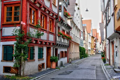 Обои для рабочего стола Германия Городская площадь Goslar 2560x1707