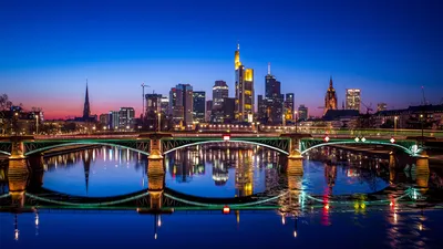 Обои на рабочий стол Набережная города Dresden / Дрезден, Germany / Германия,  обои для рабочего стола, скачать обои, обои бесплатно