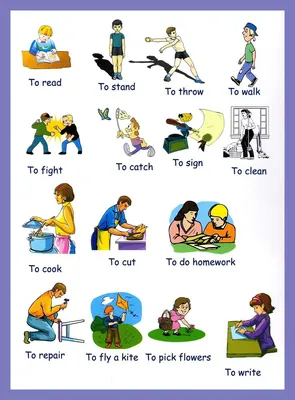 Английский online: English Verbs in Pictures / Английские глаголы в  картинках