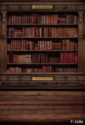 LEVOO винтажный фон для библиотеки, книги, деревянная книжная полка, задний  фон для фотосъемки в школу, фон для фотостудии, Фотофон | AliExpress
