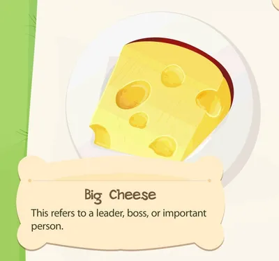 Английские идиомы о еде Big Cheese #english #idioms #английский #идиомы |  Идиомы, Английские идиомы, Английский