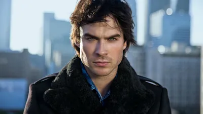 Обои на рабочий стол Мужчина, улыбка, Ian Somerhalder, Йен Сомерхолдер -  Мужчины - Картинки, фотографии