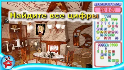Развивающая игра \"Найди на картинке все цифры\"
