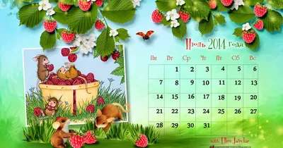 Красочные обои на рабочий стол на июль 2019 года
