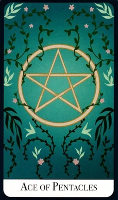 Ace of pentacles | Пентакль, Карты таро, Карта