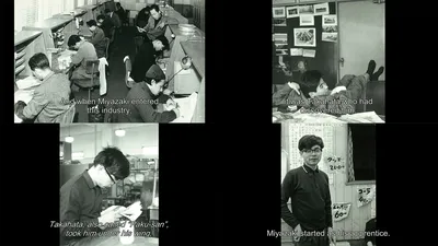 13. Фото, демонстрирующее Исао Такахату в естественной обстановке