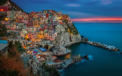Pictures Italy Camogli Genoa Sea Coast Cities Building