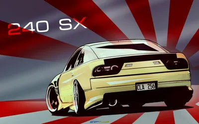 Фотография Nissan Silvia S14 Rolling Stance JDM фиолетовых 1920x1280