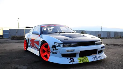 Зеленый Nissan 240sx JDM Обои для рабочего стола 1920x1080