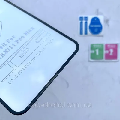 Защитное стекло для iPhone 11 Pro Max, XS Max на весь экран противоударное  Wozinsky Full Glue черное купить в Минске с ценами в рассрочку
