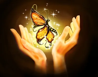 Бабочка на руке стоковое фото. изображение насчитывающей красивейшее -  40908216