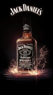 Картинка Jack Daniels для телефона и на рабочий стол iPhone 7 Plus