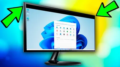 Экран на мониторе сдвинулся вниз.Как сместить изображение на мониторе вверх  - YouTube