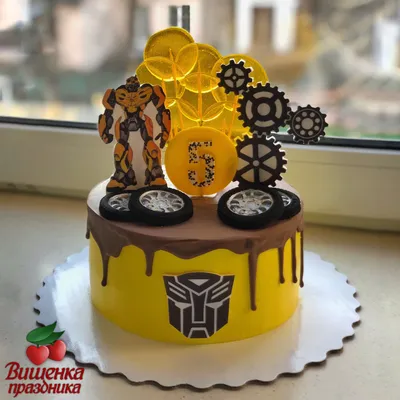 Картинка для торта \"Трансформеры (Transformers)\" - PT102957 печать на  сахарной пищевой бумаге