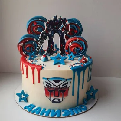 Торт Трансформеры с пряниками на заказ в Киеве | StudioCake