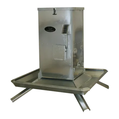 Timed Trough Protein Feeder 300 LB Capacity – Lamco Feeders