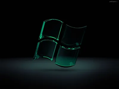Black Windows 7 wallpaper | PSDgraphics