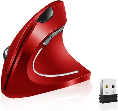 Amazon.com: Perixx PERIMICE-713 Wireless Ergonomic Vertical Mouse - 800/1200 /1600 DPI - Right Handed - Recommended with RSI User : Electronics