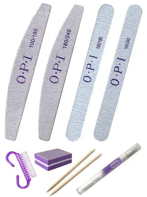 Пилки для ногтей OPI, Набор для маникюра, педикюра, абразив 100/180, 180/240  - отзывы покупателей на Мегамаркет | маникюрные наборы 4001031/01
