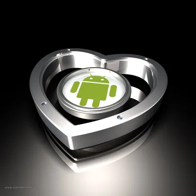 Download Red Reflecting Ball 3d Android Phone Wallpaper | Wallpapers.com