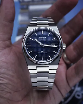 Hands-On With The Ultra-Cool Ice-Blue Tissot PRX Powermatic 80