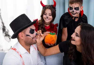 Архив Грим на хэллоуин, хеловин, halloween макияж, аквагрим, гримм: -  Макияж Харьков на BON.ua 92734278