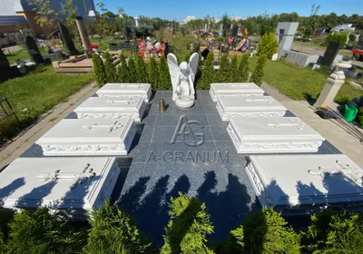 Изготовление памятников в виде ангела Минске из гранита и мрамора