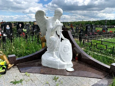 Памятник а-16 с ангелом купить в Петрозаводске | Памятники на могилу