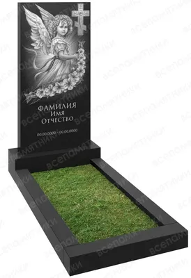 Памятник с ангелом из гранита на могилу №28