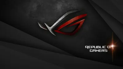 Картинки asus, rog, dark - обои 1366x768, картинка №440690