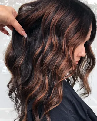 2021 (+180 фото) модный шатуш на темные волосы средней длины | Hair color  balayage, Short hair balayage, Medium length hair styles