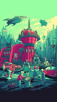 Футурама рисунок (Много фотографий) - drawpics.ru