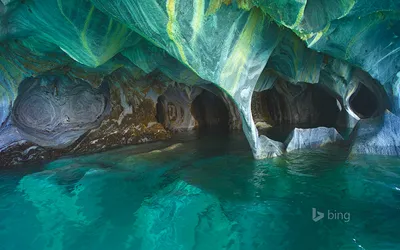 Обои для рабочего стола Природа Чили General Carrera Lake Andes