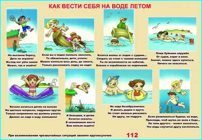 Безопасность детей на воде. | МБДОУ «Детский сад № 14»