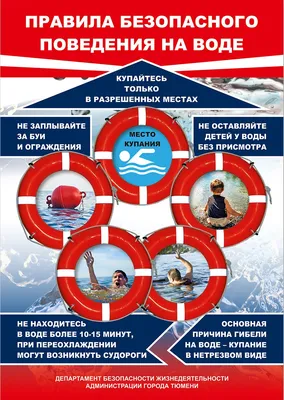 Правила безопасности на воде в летний период: МО ГО Сызрань