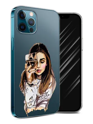 Чехол Awog на Apple iPhone 12 / Айфон 12 \"Девушка с бокалом\", купить в  Москве, цены в интернет-магазинах на Мегамаркет