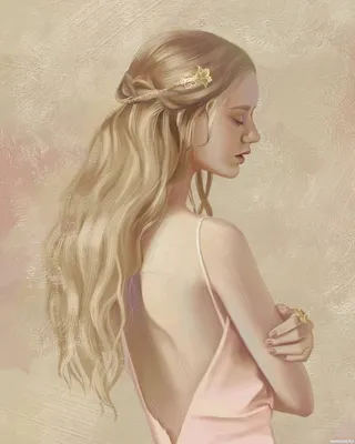 Девушки, блондинки, сзади. Скачать картинку 1024x1280px
