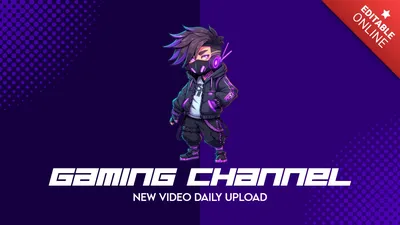Шаблоны шапок и баннеров для YouTube бесплатно | Canva