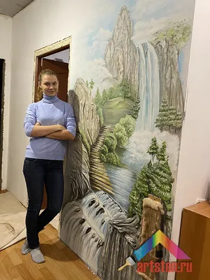 Барельеф, роспись стен на заказ. Художник А.Белов
