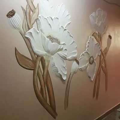 Барельеф на стене Москва