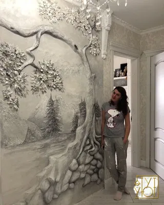 Цветы на стену