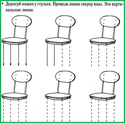 раскраски на тему мебель для детей