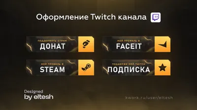 Как оформить Twitch канал с помощью панелей | Donatty