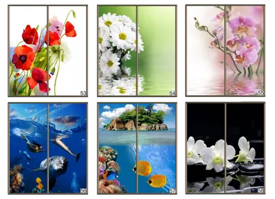 Каталог фотопечати для шкафов купе