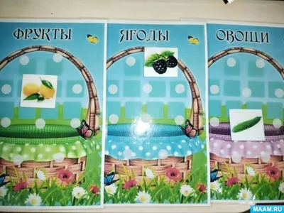 игры на липучках | Я - воспитатель