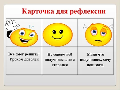 Мастер-класс по теме \"Рефлексия\"