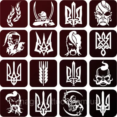 Трафареты (наклейка) для травления металла 6х6 см, 16 шт. в наборе  (ID#1532919284), цена: 125 ₴, купить на Prom.ua
